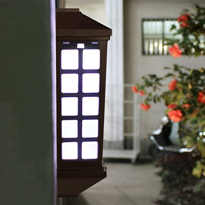 Easy-to-Install Solar Outdoor Wall Light with Intelligent Light Control, Waterproof ABS Material, High Brightness LED, and Fast Charging Solar Panel-ErisView-4