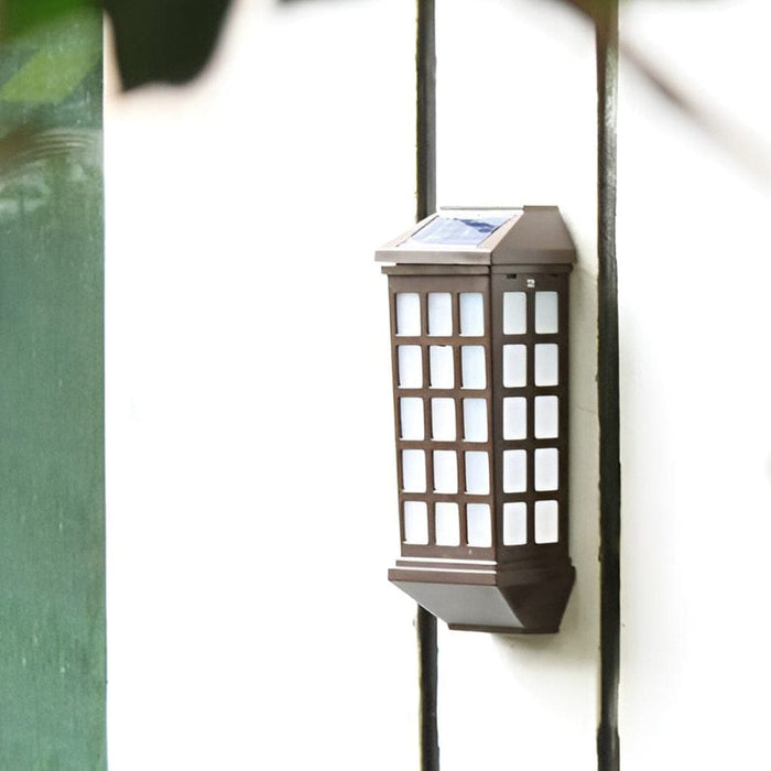 Easy-to-Install Solar Outdoor Wall Light with Intelligent Light Control, Waterproof ABS Material, High Brightness LED, and Fast Charging Solar Panel-ErisView-9