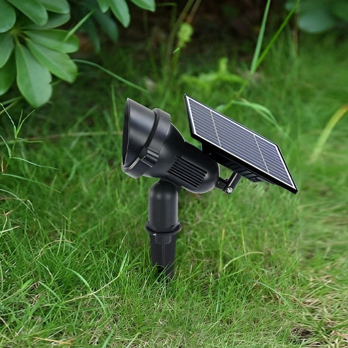 Easy-to-Install Solar Powered Waterproof Spotlight with Adjustable Angles for Optimal Sunlight Absorption and Automatic Night Activation-ErisView-4