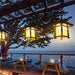 Eco-Friendly Bamboo Outdoor Lights, Hand-Woven Waterproof Pathway and Pendant Lighting for Gardens, Villas, and Restaurants-ErisView-13