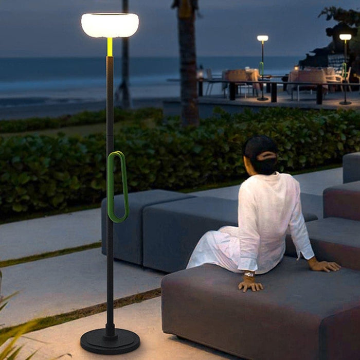 Eco-Friendly Solar-Powered Outdoor Torchiere Floor Lamp with Aluminum Die-Cast Body, Stainless Steel Base, and Ergonomic Handle for Contemporary Homes-ErisView-3