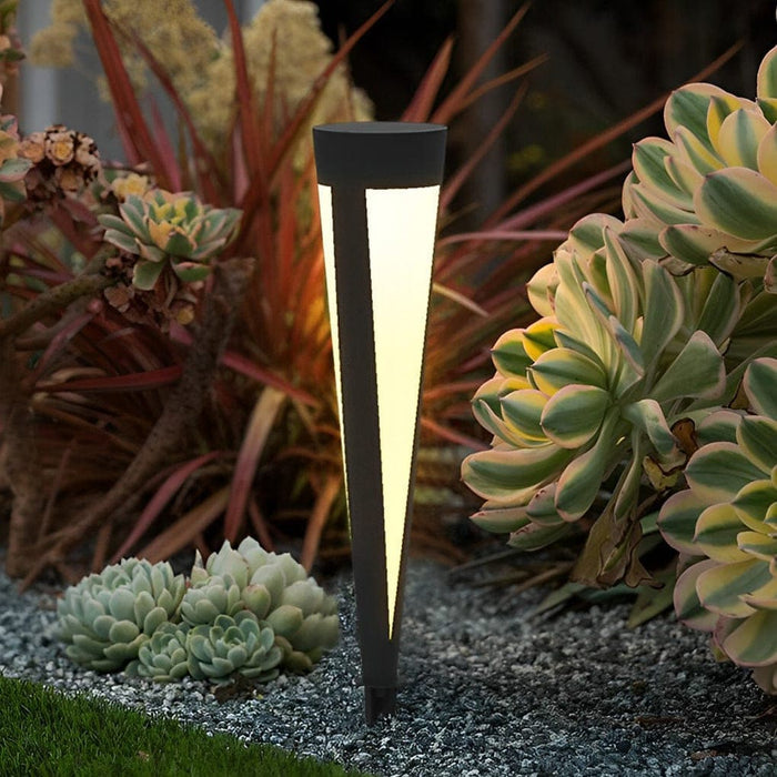 Elegant Aluminum and Acrylic Outdoor Solar Pathway Light with High-Efficiency LED and Weather-Resistant Design for Warm Garden Illumination-ErisView-10