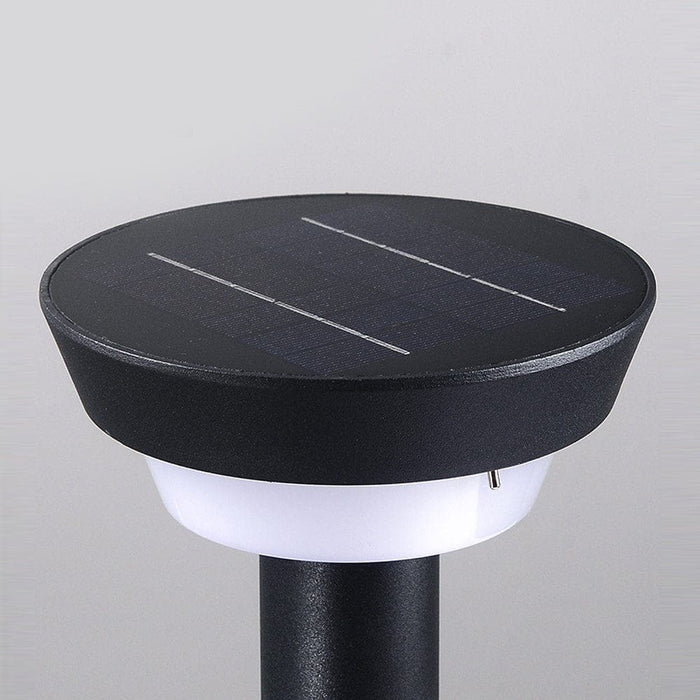 Elegant Black Aluminum Outdoor Path Light with IP65 Waterproof Rating, Two Installation Options, and Solar Charging Capability-ErisView-10