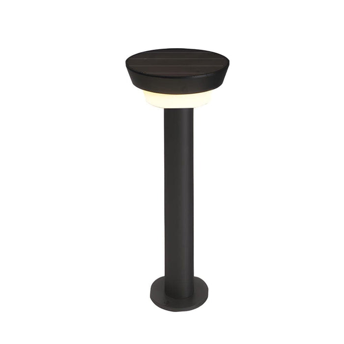 Elegant Black Aluminum Outdoor Path Light with IP65 Waterproof Rating, Two Installation Options, and Solar Charging Capability-ErisView-14