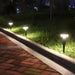 Elegant Black Aluminum Outdoor Path Light with IP65 Waterproof Rating, Two Installation Options, and Solar Charging Capability-ErisView-3