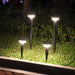 Elegant Black Aluminum Outdoor Path Light with IP65 Waterproof Rating, Two Installation Options, and Solar Charging Capability-ErisView-5