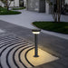 Elegant Black Aluminum Outdoor Path Light with IP65 Waterproof Rating, Two Installation Options, and Solar Charging Capability-ErisView-20