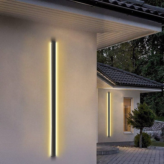 Elegant Black Waterproof Outdoor Wall Light, Perfect for Porches, Patios, and Backyards, Weatherproof Design for Long-Lasting Appeal-ErisView-9