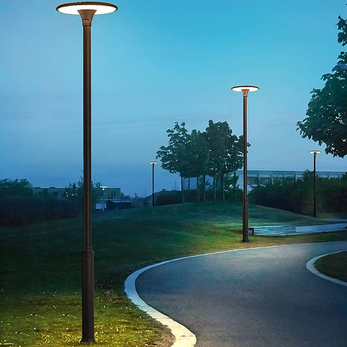 Elegant Die-Cast Aluminum Garden Lamp Post with Waterproof Silicone Seals, Heat Sink, and Bright Steady Light for Outdoor Pathways-ErisView-4