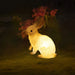 Elegant Hand-Carved Resin Rabbit Lawn Lamp with E27 Bulb, Durable, Waterproof Outdoor Light for a Natural and Exquisite Garden Ambiance-ErisView-13