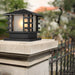 Elegant Iron Outdoor Light with High Transmittance Shade for Garden, Patio, Walkway, Porch, Stylish and Secure Pathway Lighting Solution-ErisView-6