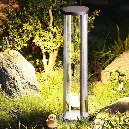 Elegant Minimalist Outdoor Pathway Light, Durable Aluminum and Glass Construction, Perfect for Yard Decoration and Landscape Lighting-ErisView-1