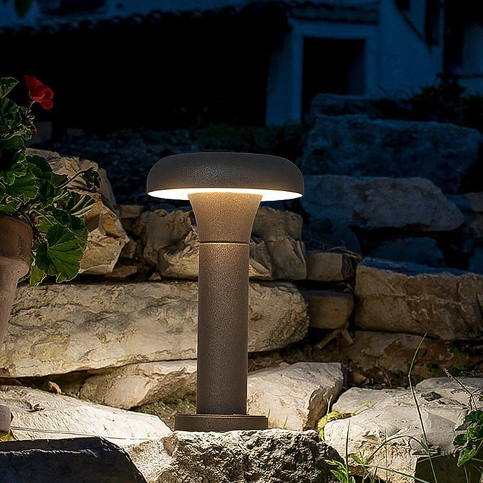 Elegant Outdoor Lamp with High-Brightness LED, Reflector, and Thickened Glass Shade for Garden Pathway, Durable, Energy-Saving, and Beautiful Design-ErisView-16