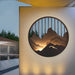 Elegant Outdoor Wall Light with Mountain Silhouette Design, LED Brightness, and Energy Efficiency, Perfect for Traditional and Modern Home Decor-ErisView-1