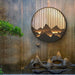 Elegant Outdoor Wall Lights with Mountain Scenery Design, Weatherproof and Low Maintenance, Warm Upward Lighting for Garden and Courtyard Decor-ErisView-6