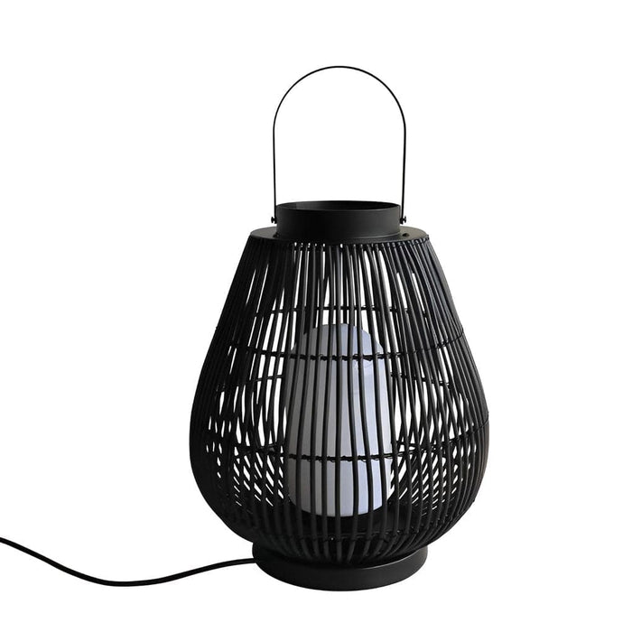 Elegant Rattan Outdoor Floor Lamp with Built-in E27 Light Source, Perfect for Garden, Balcony, and Patio, Warm, Bright Light & Retro Design-ErisView-9