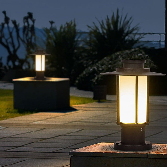 Elegant Retro Design Outdoor Path Light with Waterproof Die-Cast Aluminum Body, E27 Ceramic Lamp Head, and Easy Installation for Patios and Gardens-ErisView-16