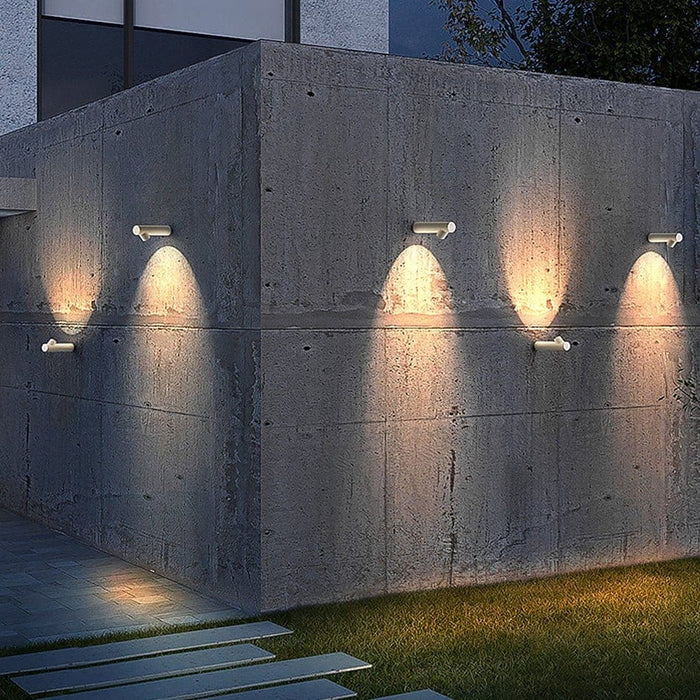 Elegant Slim Profile LED Outdoor Wall Sconce, Energy-Saving, No Strobe, Perfect for Courtyards, Pathways, and Natural Landscapes-ErisView-14