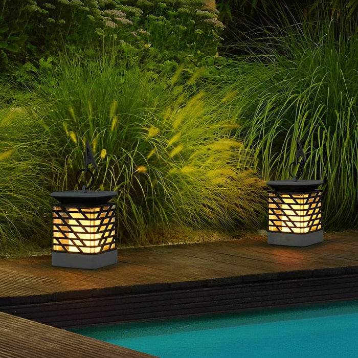 Elegant Solar Outdoor Lanterns, Waterproof, Rustproof, and Automatic, Perfect for Porch, Patio, Tabletop, and Holiday Decor, Two Stylish Designs-ErisView-6