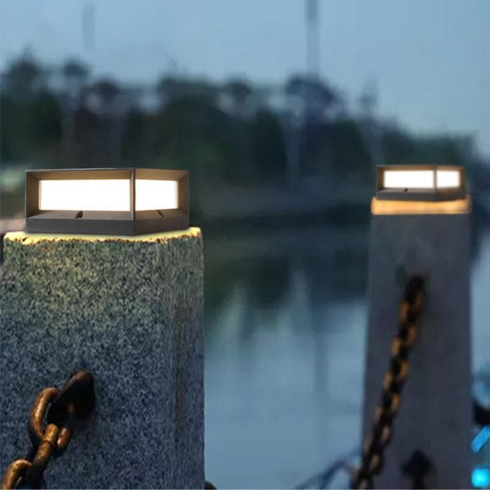 Elegant Solar-Powered Outdoor Garden Lights, Enhance Your Home's Curb Appeal with Stylish Fence, Pool, and Wall Lighting Solutions-ErisView-4