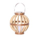 Elegant Solar-Powered Outdoor Lantern with IP65 Waterproof Rating, Imitation Rattan Design, and Portable Handle for Garden and Patio Lighting-ErisView-7