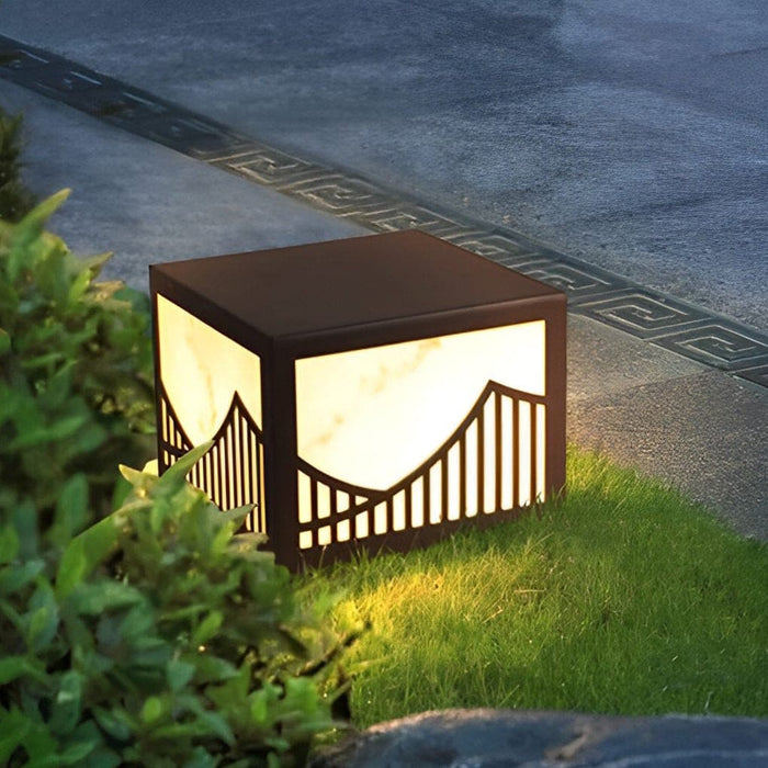 Elegant Stainless Steel Solar Post Light, Waterproof, Durable, High Light Transmittance for Comfortable Outdoor Ambiance-ErisView-5