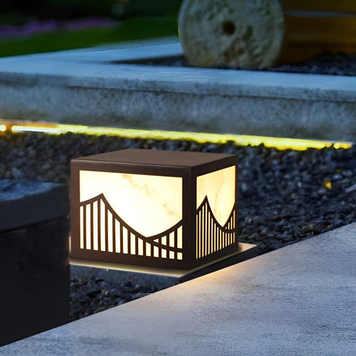 Elegant Stainless Steel Solar Post Light, Waterproof, Durable, High Light Transmittance for Comfortable Outdoor Ambiance-ErisView-6