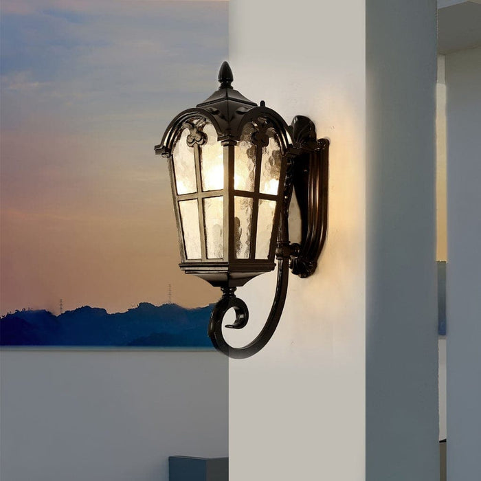 Elegant Tempered Glass Wall Lamp with Die-Cast Aluminum Frame and Stainless Steel Mounting Plate, Bright, Durable, and Waterproof-ErisView-10