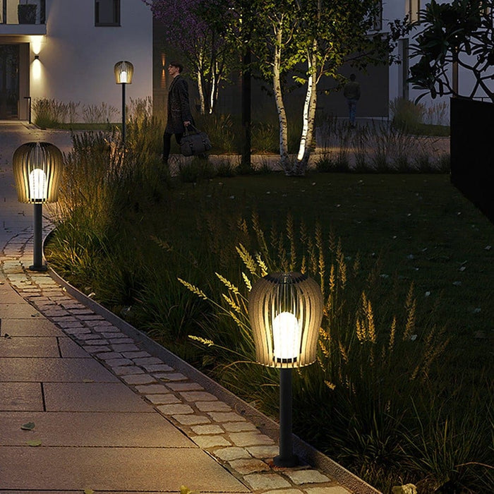 Elegant Waterproof Landscape Light for Patio, Porch, Garden, and Yard, Warm Bright LED Lantern Post Lamp, Durable and Dustproof for Outdoor Use-ErisView-8