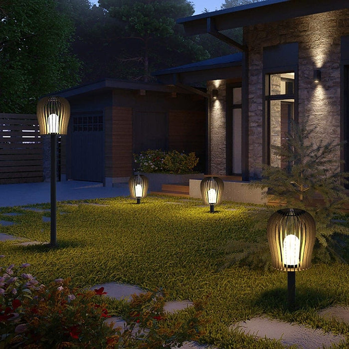 Elegant Waterproof Landscape Light for Patio, Porch, Garden, and Yard, Warm Bright LED Lantern Post Lamp, Durable and Dustproof for Outdoor Use-ErisView-11