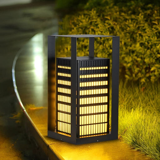 Elegant Waterproof Metal Pathway Light with High Transmittance Lampshade for Garden, Lawn, Courtyard, and Pool, Durable Outdoor Decoration-ErisView-1