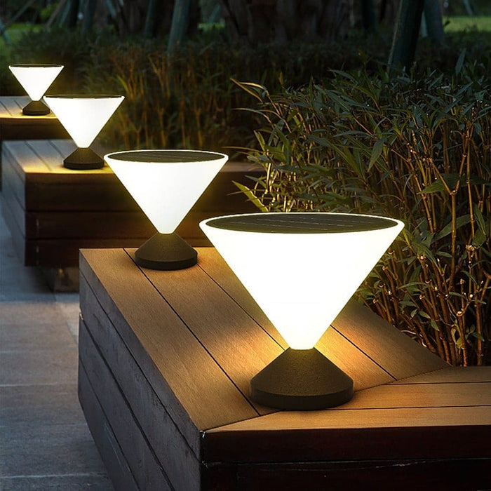 Elegant Waterproof Solar Fence Post Lights for Patio, Energy-Saving, Automatic Night Activation, Chic Outdoor Lighting Decoration-ErisView-5