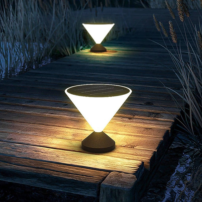 Elegant Waterproof Solar Fence Post Lights for Patio, Energy-Saving, Automatic Night Activation, Chic Outdoor Lighting Decoration-ErisView-12