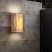 Elegant Yellow Travertine Stone Wall Sconce with LED Warm White Light, Waterproof Design for Indoor and Outdoor Use, Japanese Wabi-Sabi Style-ErisView-2