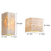 Elegant Yellow Travertine Stone Wall Sconce with LED Warm White Light, Waterproof Design for Indoor and Outdoor Use, Japanese Wabi-Sabi Style-ErisView-6