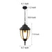 Elegant and Durable Outdoor Chandelier, Die-Cast Aluminum and Glass, Rustproof, Waterproof, Ideal for All Weather Conditions, No Light Source Included-ErisView-5