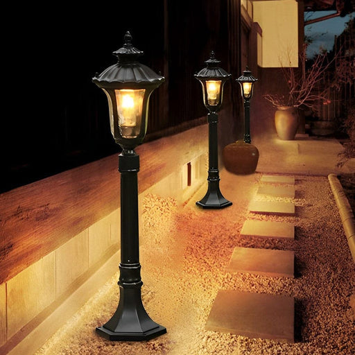 Elegant and Durable Outdoor Garden Lamp with Waterproof Die Cast Aluminum Body and High Transmittance Tempered Glass Lampshade for Bright, Chic Decoration-ErisView-1