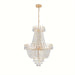 Empire Crystal Chandelier Ceiling Light Fixture, Gold Luxury Chandelier for Living Room Foyer Dining Room Staircase Bedroom-ErisView