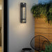 Energy-Efficient Black Bubble Outdoor Wall Lamp with Metal Body and Bubble Glass Shade, Waterproof, Rustproof, and Light-Controlled Options Available-ErisView-3