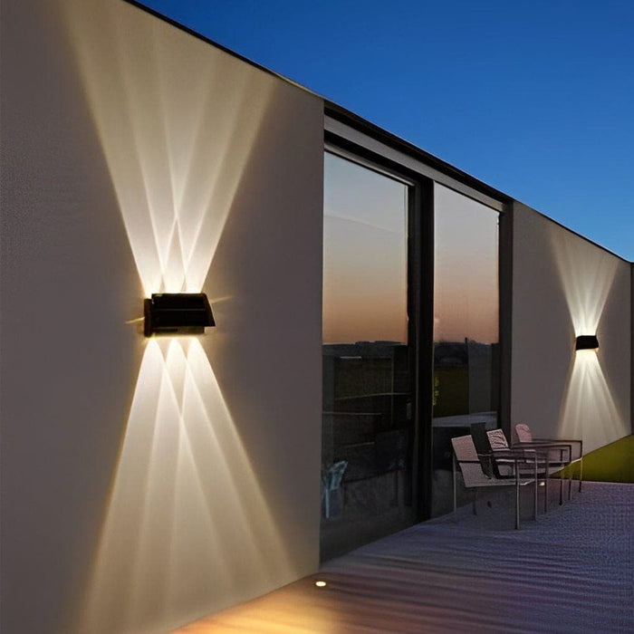 Energy-Efficient LED Wall Washer Light with Solar-Powered Automatic On/Off, High Brightness, and Unique Decorative Design for Outdoor Use-ErisView-2