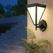 Energy-Efficient Solar LED Outdoor Wall Lamp with Iron Frame and Acrylic Shade, Automatic Day/Night Operation, Weatherproof Design-ErisView-4