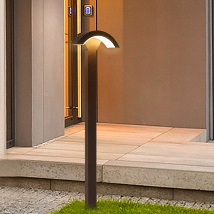 Energy-Saving Motion Sensor Pathway Light, Waterproof Aluminum Outdoor Lamp with Unique Fan Shape Design for Garden, Driveway, and Patio-ErisView-4