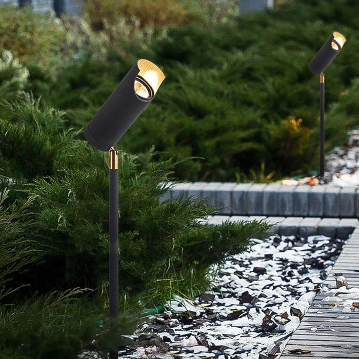 Energy-Saving Outdoor LED Spotlights with High Brightness, Durable Glass Lampshade, and Minimalist Design for Harmonious Courtyard Landscape-ErisView-2