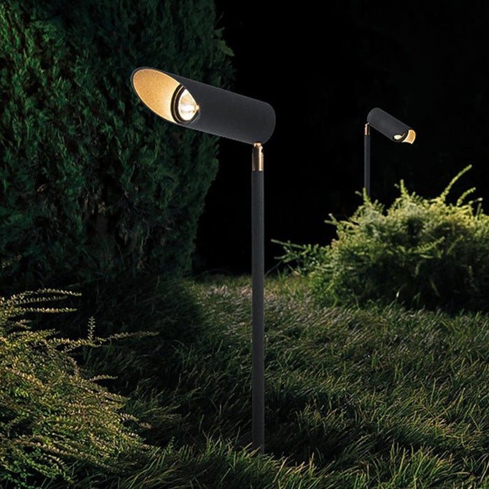 Energy-Saving Outdoor LED Spotlights with High Brightness, Durable Glass Lampshade, and Minimalist Design for Harmonious Courtyard Landscape-ErisView-3