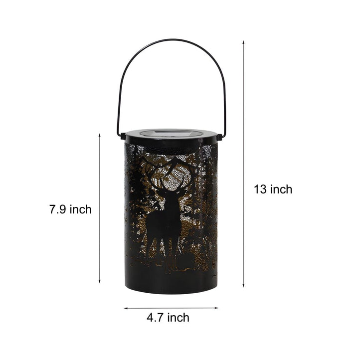 Exquisitely Carved Solar Lantern with Dual Engraved Pictures, Fast Charging, Long Battery Life, and Handle for Easy Hanging or Table Placement-ErisView-6