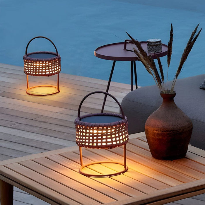 Exquisitely Crafted Portable Solar Lantern with Retro Design, Perfect for Tables, Gardens, Patios, and More, Warm Lighting for a Romantic Atmosphere-ErisView-10