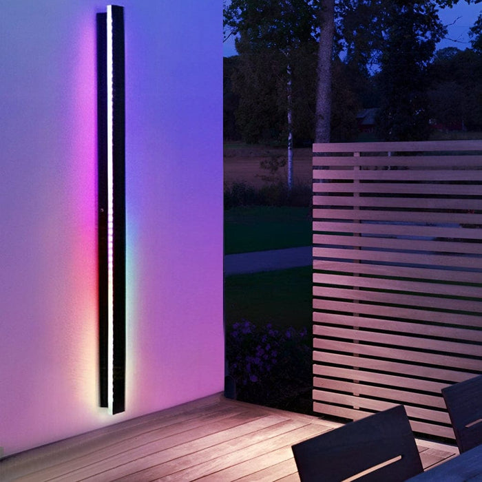 Fashionable LED RGB Outdoor Wall Lights for Front Porch, Enhances Home Facade, Illuminates 15-30 Sq Meters, Warm White Tone-ErisView-19