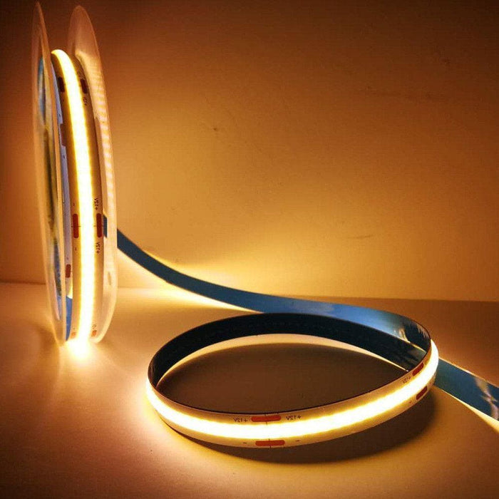 Flexible COB LED Strip Light with 1500 Beads, Waterproof, Self-Adhesive, Ideal for Indoor/Outdoor Use, Vehicles, Corners, and Pools-ErisView-2