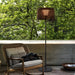 Hand-Woven Rattan LED Ralph Outdoor Floor Lamp, 45.27" Tall, Stainless Steel Base, IP65 Waterproof, Natural Handcraft Style for Patio & Garden-ErisView-3