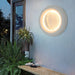 Heartwarming LED Outdoor Wall Sconce with Lunar Crater Design, Waterproof and Delicate Moon Shape for a Romantic Atmosphere-ErisView-3